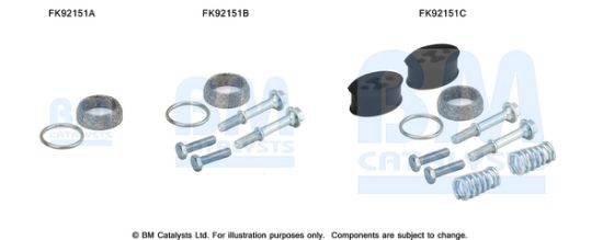 Obrázok Tlakové vedenie, snímač tlaku (filter pevných častíc) BM CATALYSTS  PP11103A