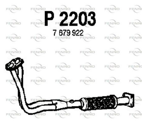 Obrázok Výfukové potrubie FENNO  P2203