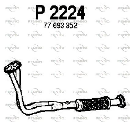 Obrázok Výfukové potrubie FENNO  P2224