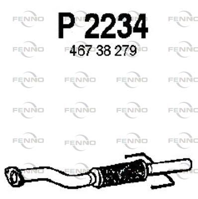 Obrázok Výfukové potrubie FENNO  P2234