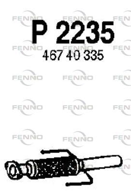 Obrázok Výfukové potrubie FENNO  P2235