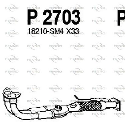 Obrázok Výfukové potrubie FENNO  P2703