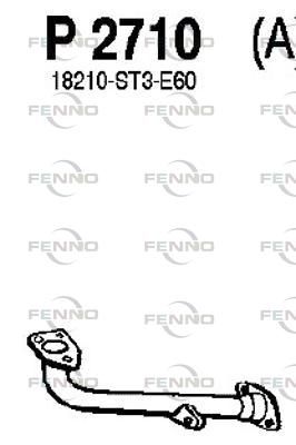 Obrázok Výfukové potrubie FENNO  P2710