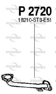 Obrázok Výfukové potrubie FENNO  P2720