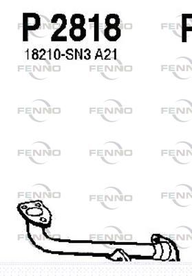 Obrázok Výfukové potrubie FENNO  P2818