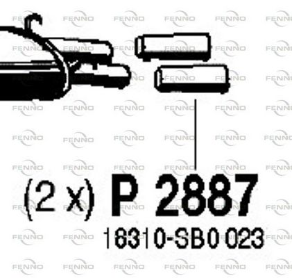 Obrázok Výfukové potrubie FENNO  P2887