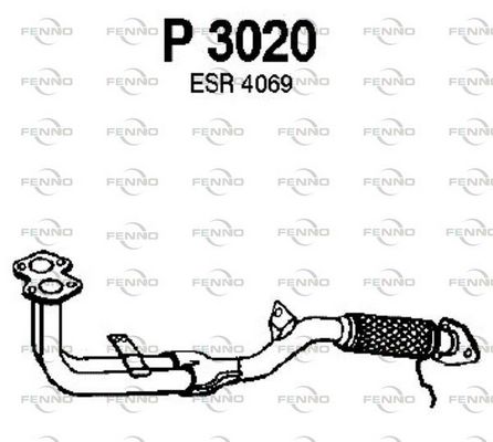 Obrázok Výfukové potrubie FENNO  P3020