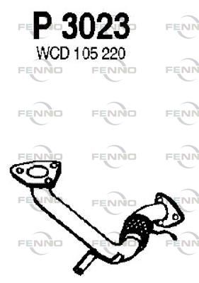 Obrázok Výfukové potrubie FENNO  P3023