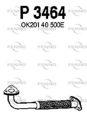 Obrázok Výfukové potrubie FENNO  P3464