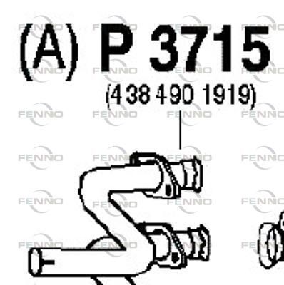 Obrázok Výfukové potrubie FENNO  P3715
