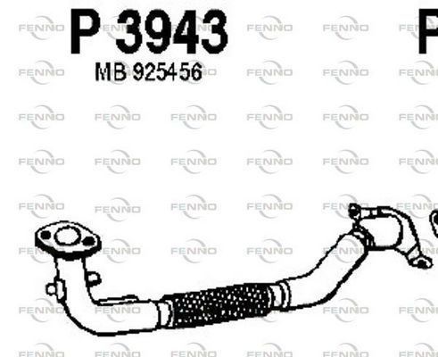 Obrázok Výfukové potrubie FENNO  P3943