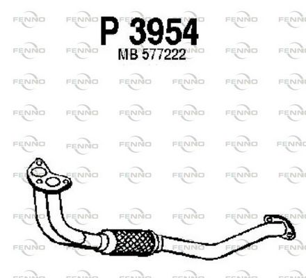 Obrázok Výfukové potrubie FENNO  P3954