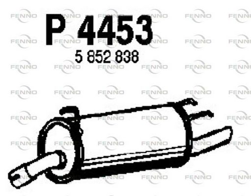 Obrázok Koncový tlmič výfuku FENNO  P4453