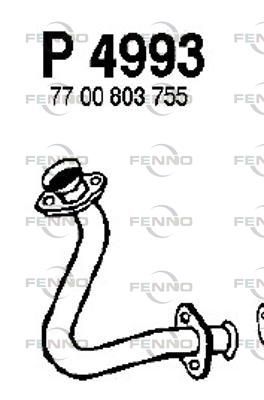 Obrázok Výfukové potrubie FENNO  P4993
