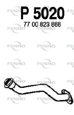 Obrázok Výfukové potrubie FENNO  P5020
