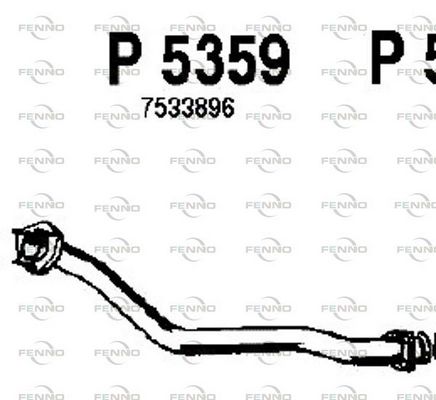 Obrázok Výfukové potrubie FENNO  P5359