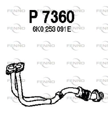 Obrázok Výfukové potrubie FENNO  P7360