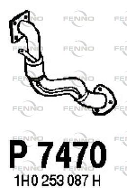 Obrázok Výfukové potrubie FENNO  P7470