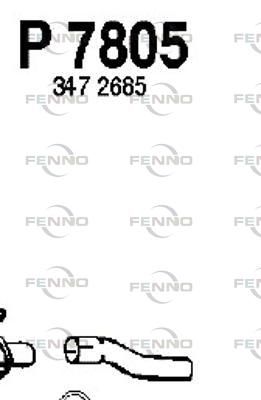 Obrázok Výfukové potrubie FENNO  P7805