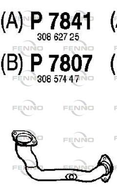 Obrázok Výfukové potrubie FENNO  P7841