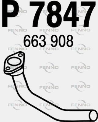 Obrázok Výfukové potrubie FENNO  P7847