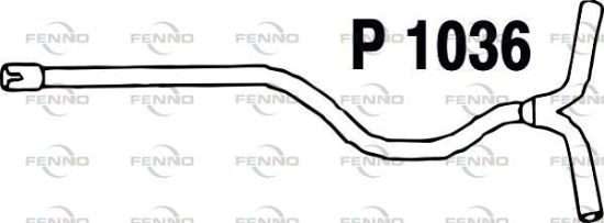 Obrázok Výfukové potrubie FENNO  P1036