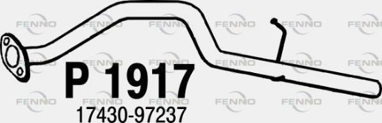 Obrázok Výfukové potrubie FENNO  P1917