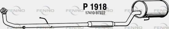 Obrázok Stredný tlmič výfuku FENNO  P1918