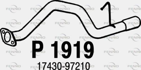 Obrázok Výfukové potrubie FENNO  P1919