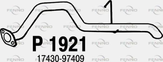 Obrázok Výfukové potrubie FENNO  P1921