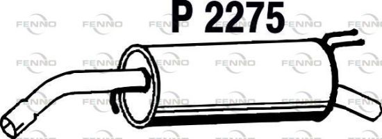 Obrázok Koncový tlmič výfuku FENNO  P2275