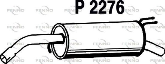 Obrázok Koncový tlmič výfuku FENNO  P2276