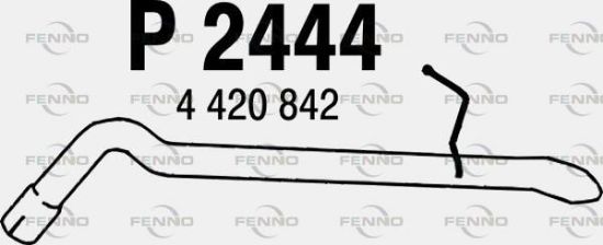 Obrázok Výfukové potrubie FENNO  P2444