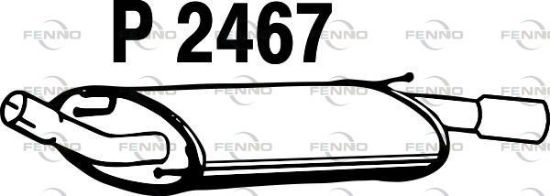 Obrázok Koncový tlmič výfuku FENNO  P2467