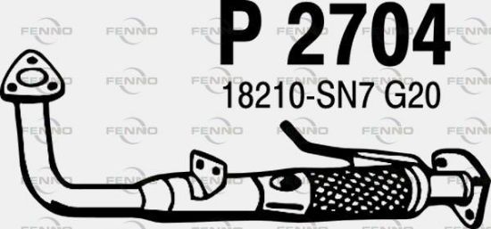 Obrázok Výfukové potrubie FENNO  P2704