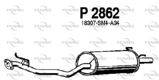 Obrázok Koncový tlmič výfuku FENNO  P2862