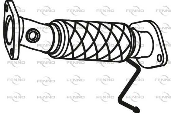 Obrázok Výfukové potrubie FENNO  P29078