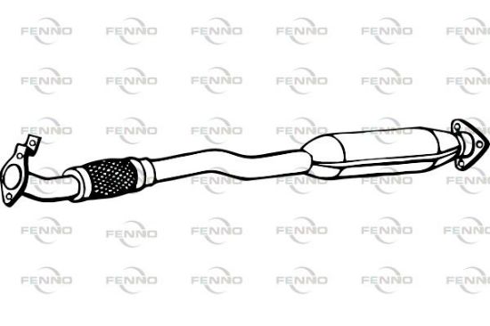 Obrázok Stredný tlmič výfuku FENNO  P2927