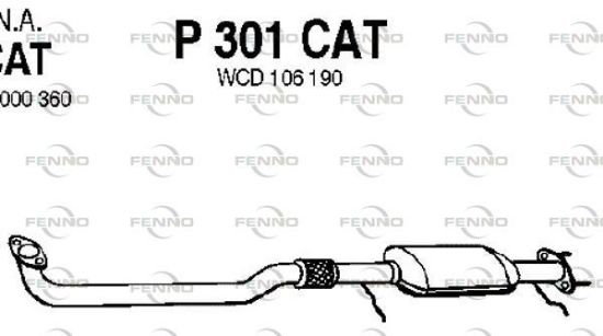 Obrázok Katalyzátor FENNO  P301CAT