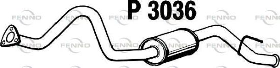 Obrázok Koncový tlmič výfuku FENNO  P3036