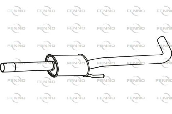 Obrázok Stredný tlmič výfuku FENNO  P31046