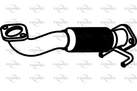 Obrázok Výfukové potrubie FENNO  P3188