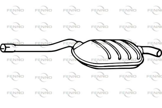 Obrázok Stredný tlmič výfuku FENNO  P3702