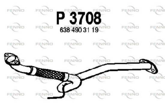 Obrázok Výfukové potrubie FENNO  P3708