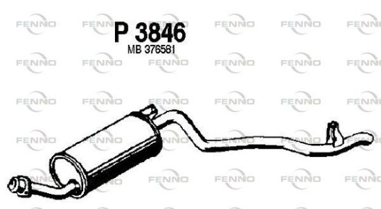 Obrázok Koncový tlmič výfuku FENNO  P3846