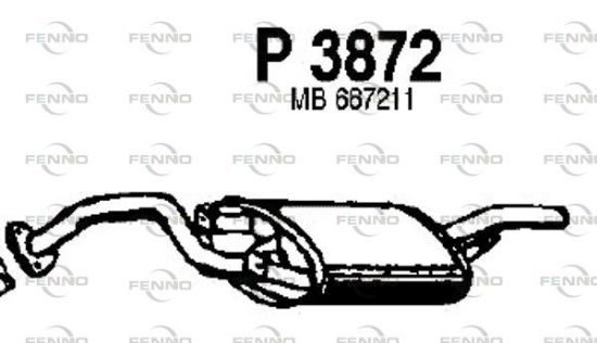 Obrázok Koncový tlmič výfuku FENNO  P3872