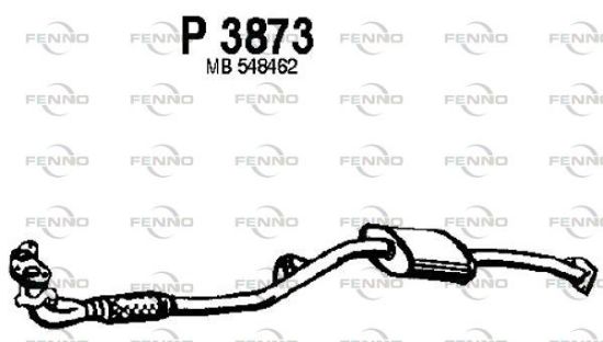 Obrázok Predný tlmič výfuku FENNO  P3873