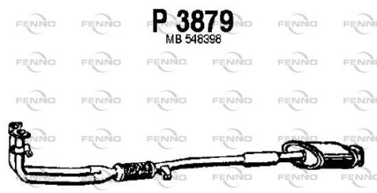 Obrázok Predný tlmič výfuku FENNO  P3879