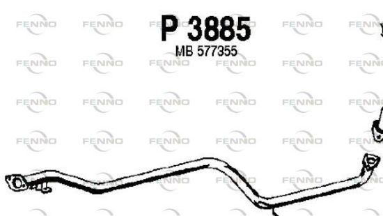 Obrázok Výfukové potrubie FENNO  P3885