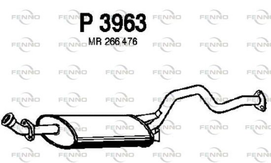 Obrázok Koncový tlmič výfuku FENNO  P3963